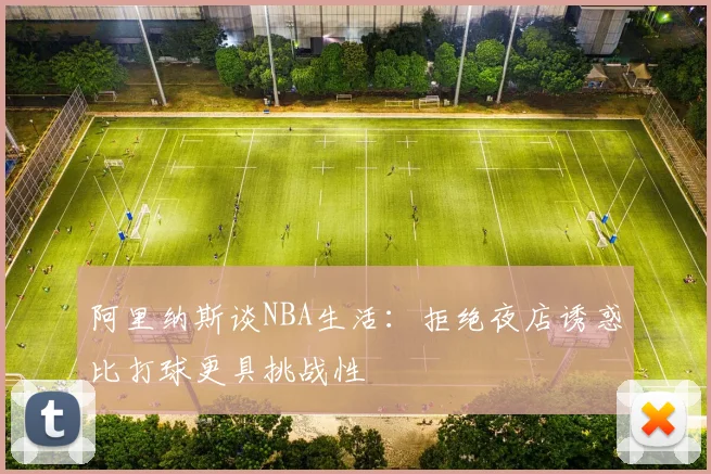 阿里纳斯谈NBA生活：拒绝夜店诱惑比打球更具挑战性